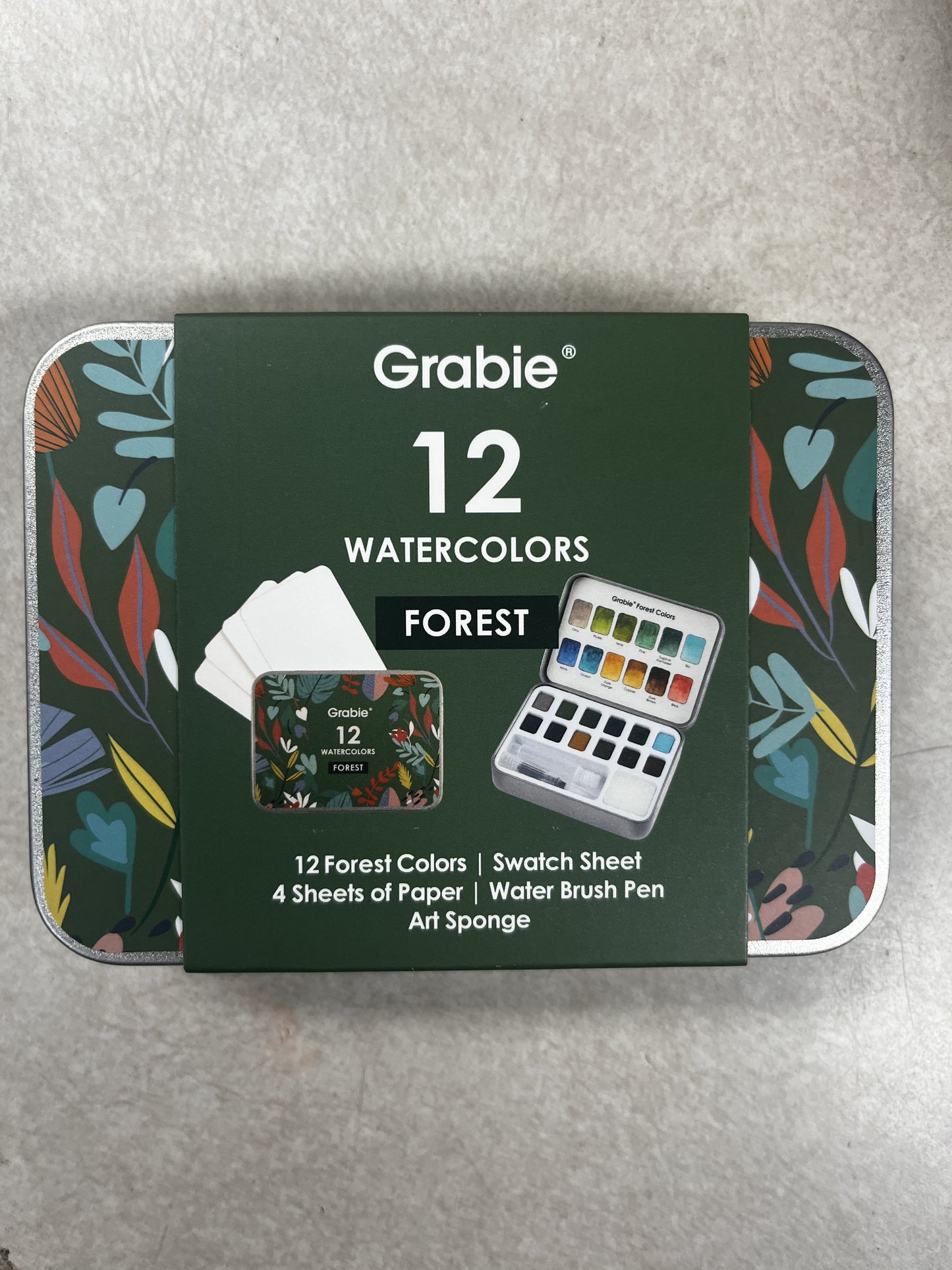 Forest Colors Watercolor Pocket Set