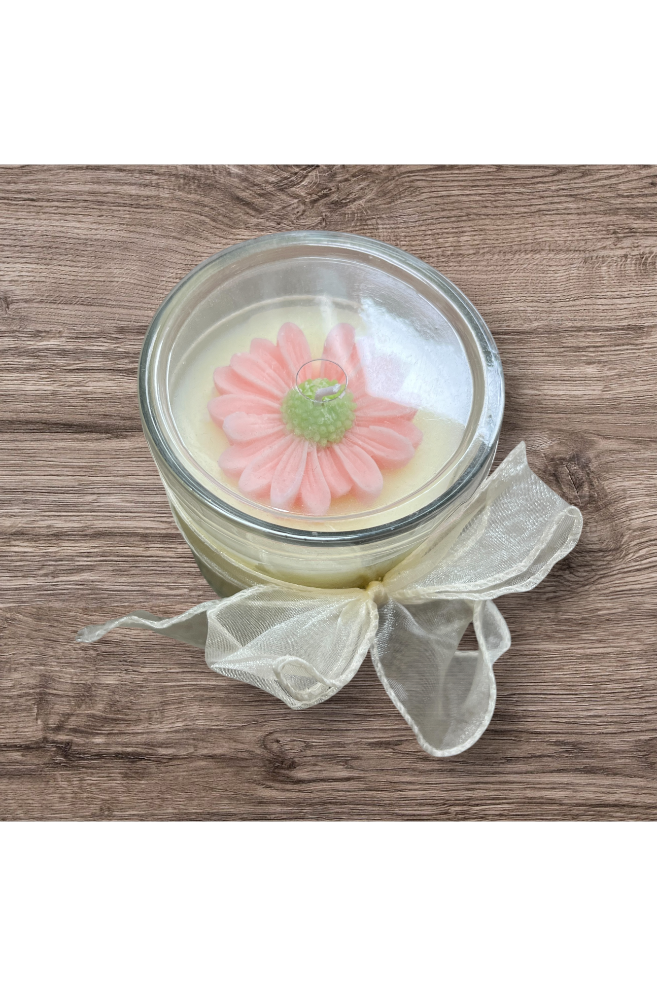 Daisy 3D Candle