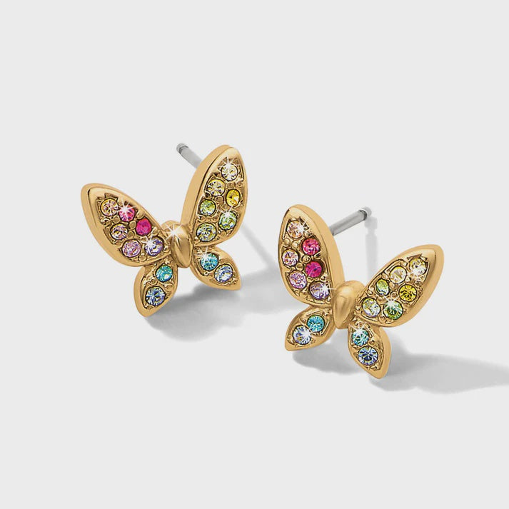 JA0326 - Enchanting Gem Butterfly Earrings