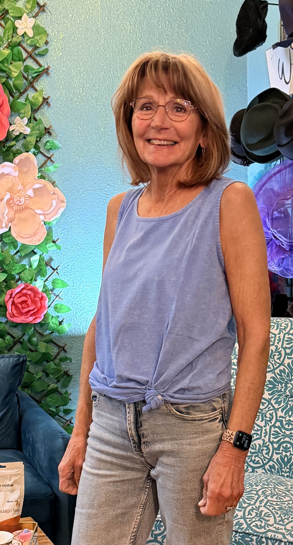 Mineral Wash Tank Top - Azure