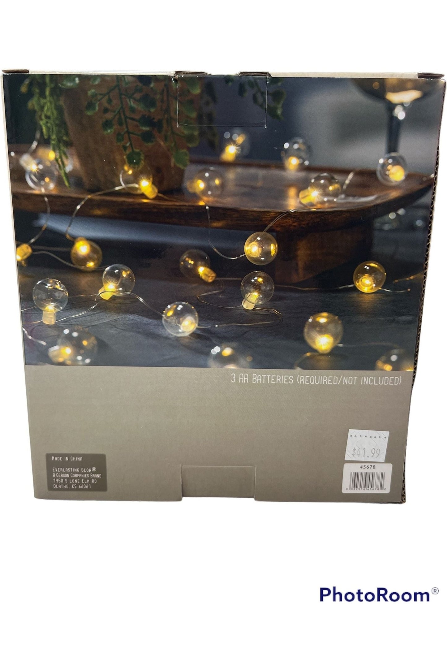 Glass Orb Light String