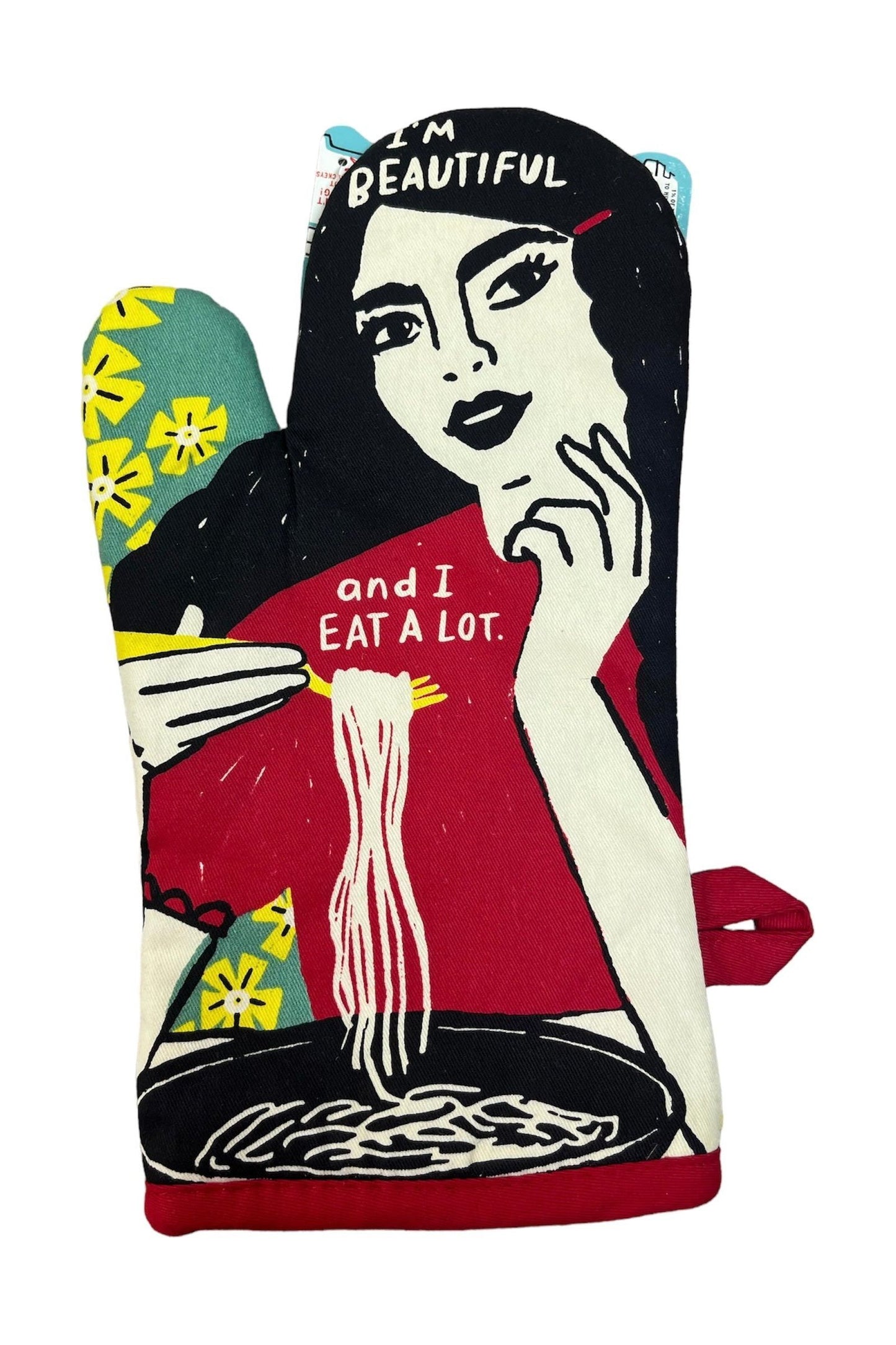 Blue Q Oven Mitt - Eat A Lot