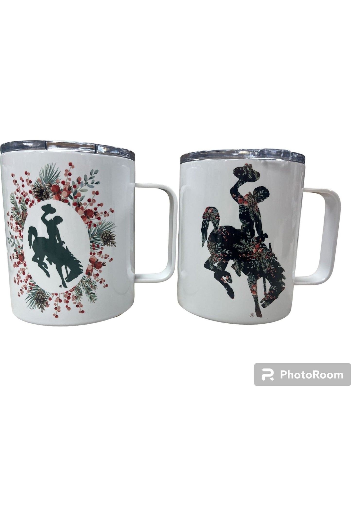 Bucking Bronco To Go Mug with lid