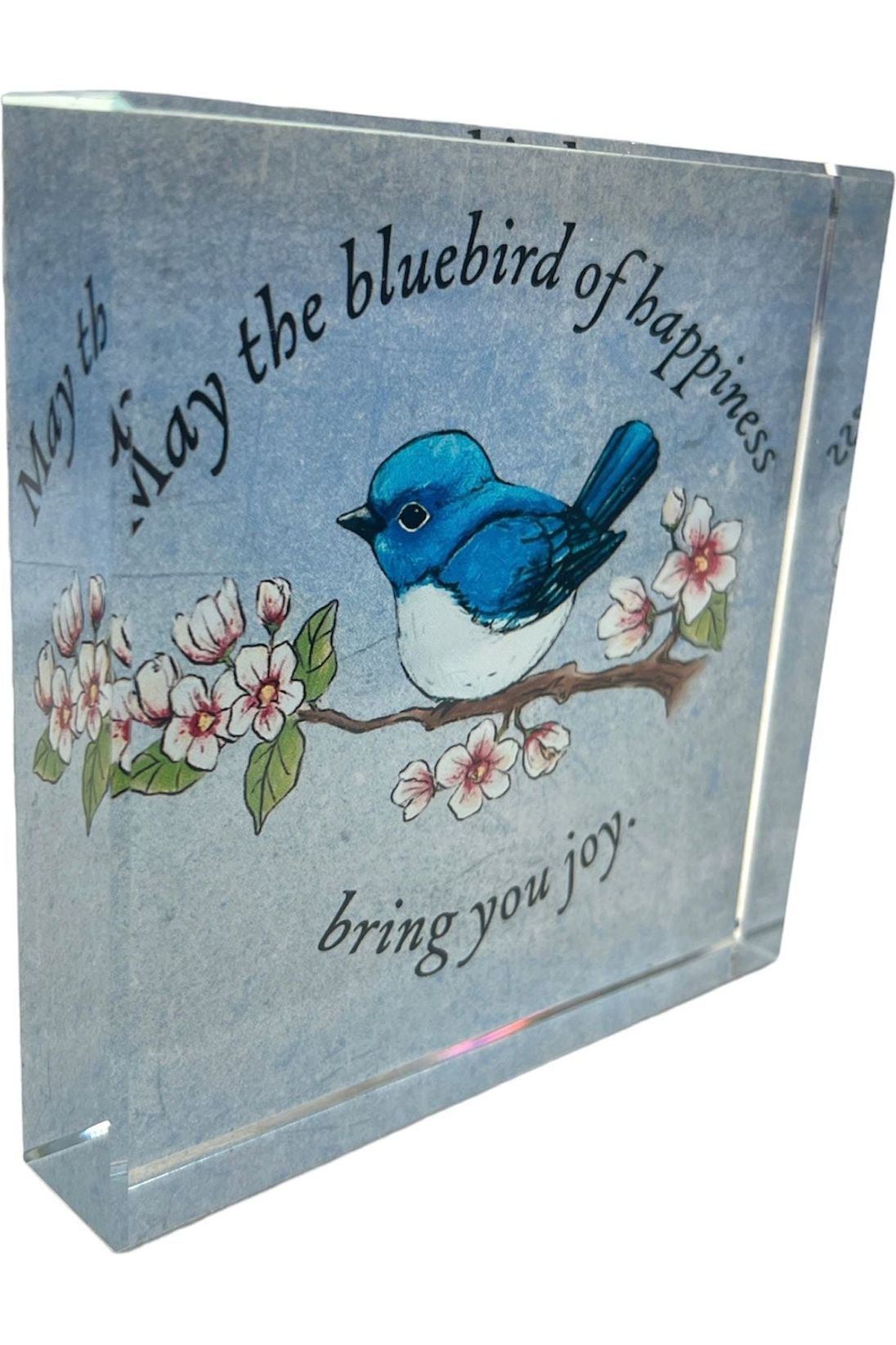 Glass Bluebird of Happiness