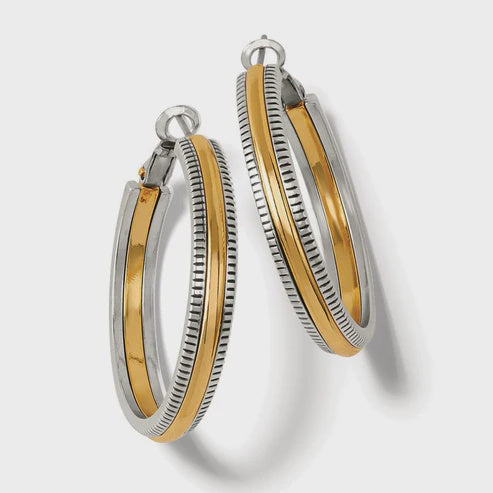 Interlok Noir Heirloom Gold Hoop