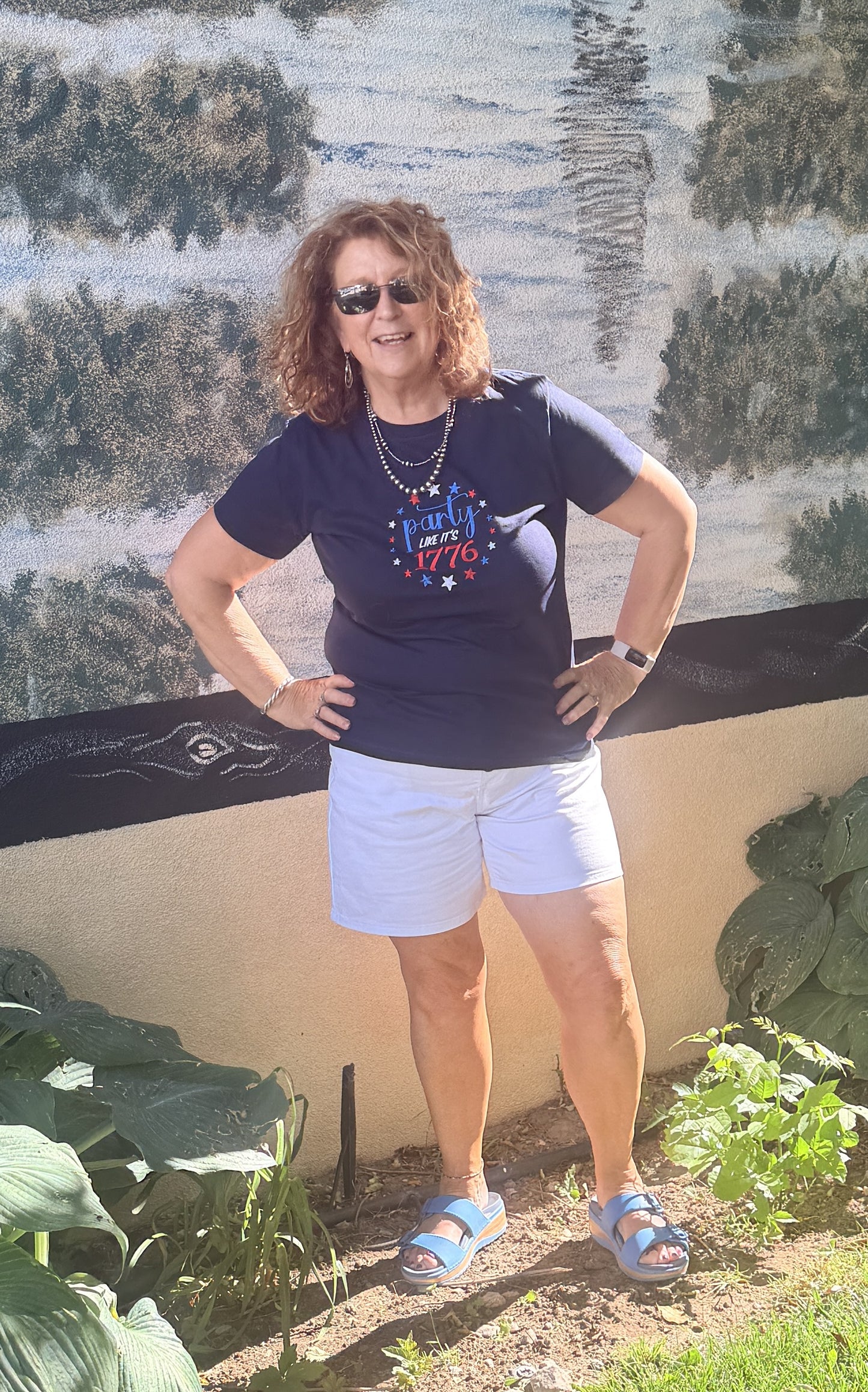 Party Like It's 1776 SS t-shirt - Navy