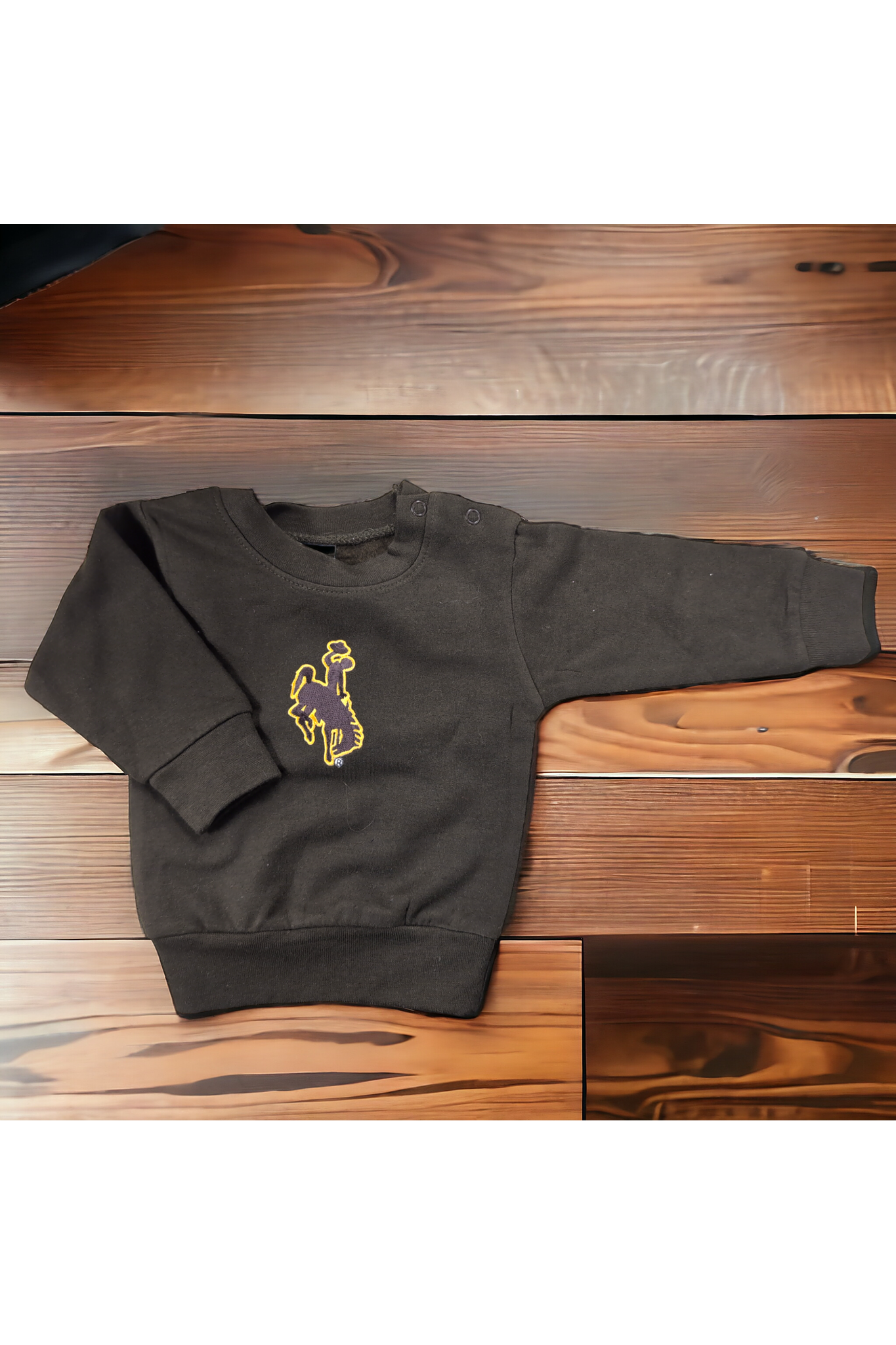 Wyoming Bucking Bronco Baby Sweater