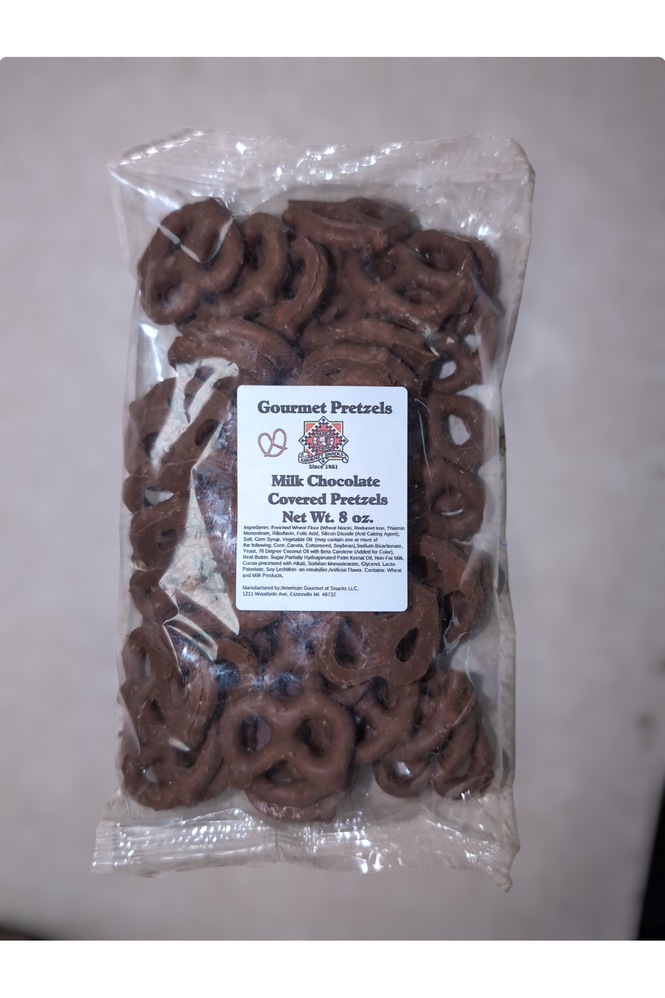 American Gourmet Milk Chocolate Covered Pretzels