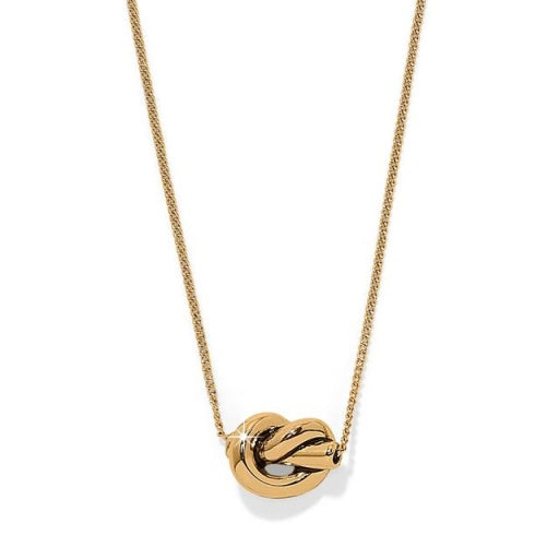 JM0048 interlok single knot mini necklace