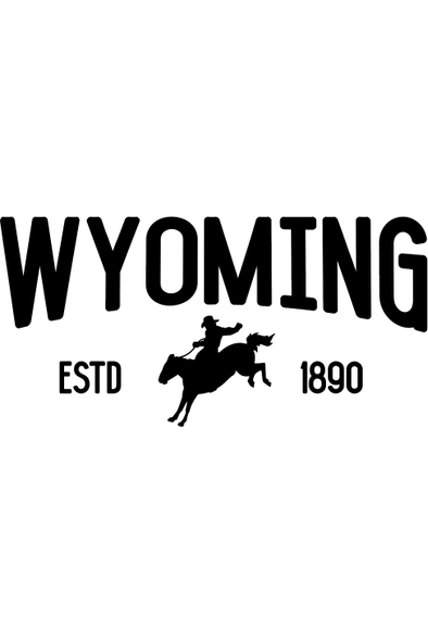 Wyoming Cowboy Decal