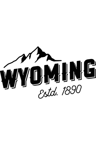 Wyoming Mt Peak Decal