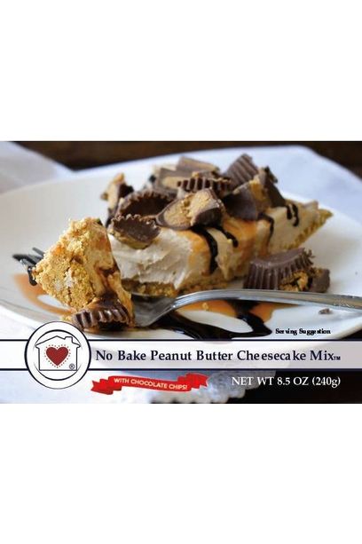 No Bake Peanut Butter Cheesecake