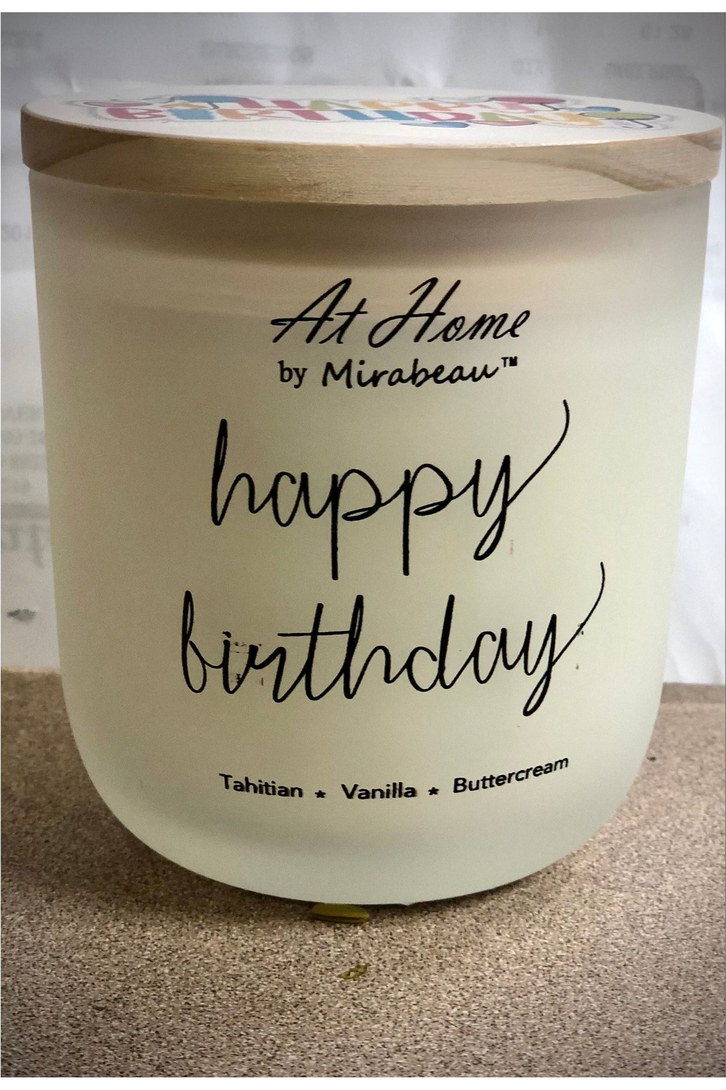 Mirabeau Happy Birthday Candle
