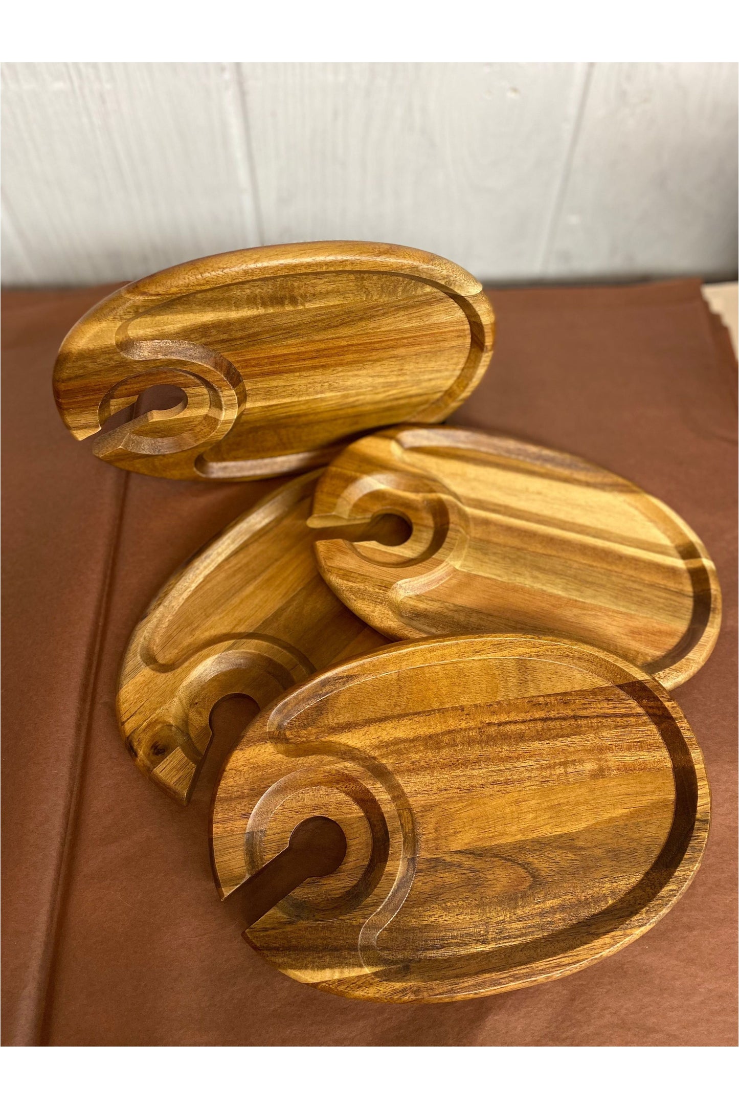 Wine Appetizer Plates set of 4