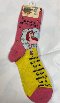 Blue Q Socks-Always be Yourself