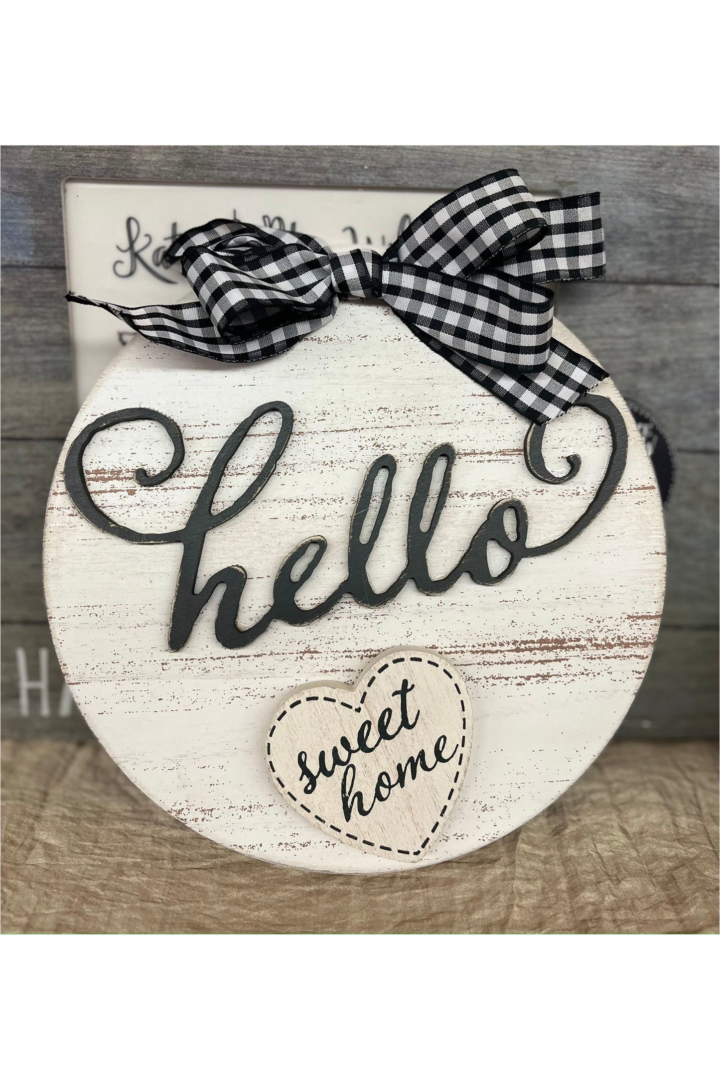 Hello Interchangeable Sign