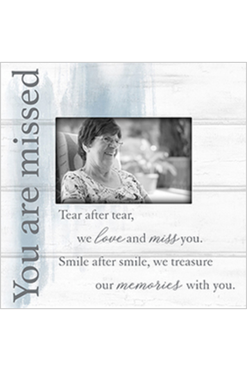 You Are Missed Memory Frame