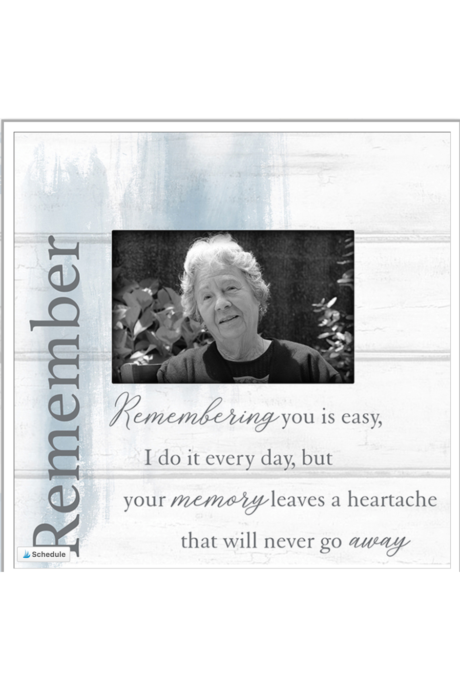 Remember Memory Frame