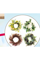 Interchangeable Wreaths for Home Wall Art