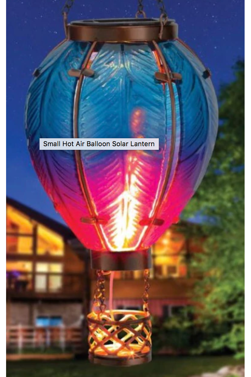 Solar Hot Air Balloon Lantern