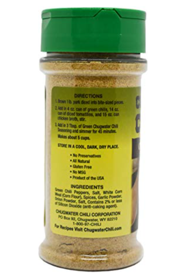 Chugwater Chili Green Chili Seasoning