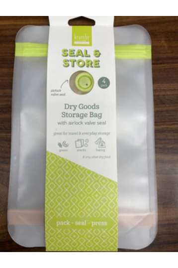 Seal and Store Dry Goods Storage Bag 4 Pack