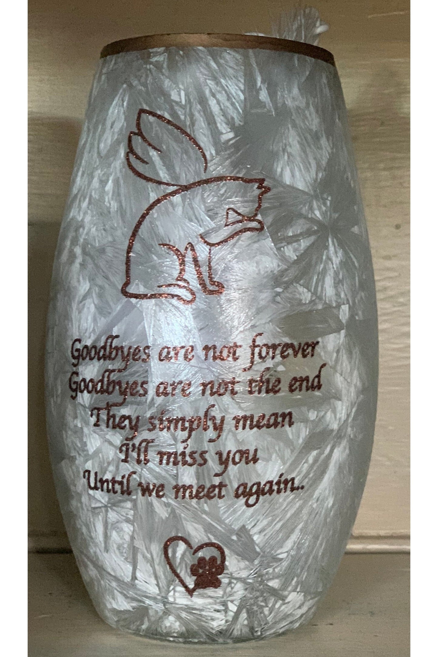 Cat Memorial Lighted Lantern