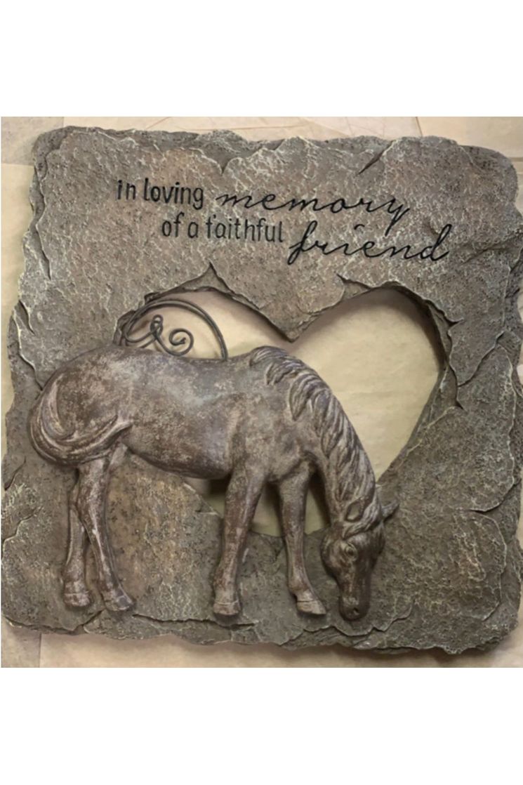 Horse Sympathy Memorial Placque
