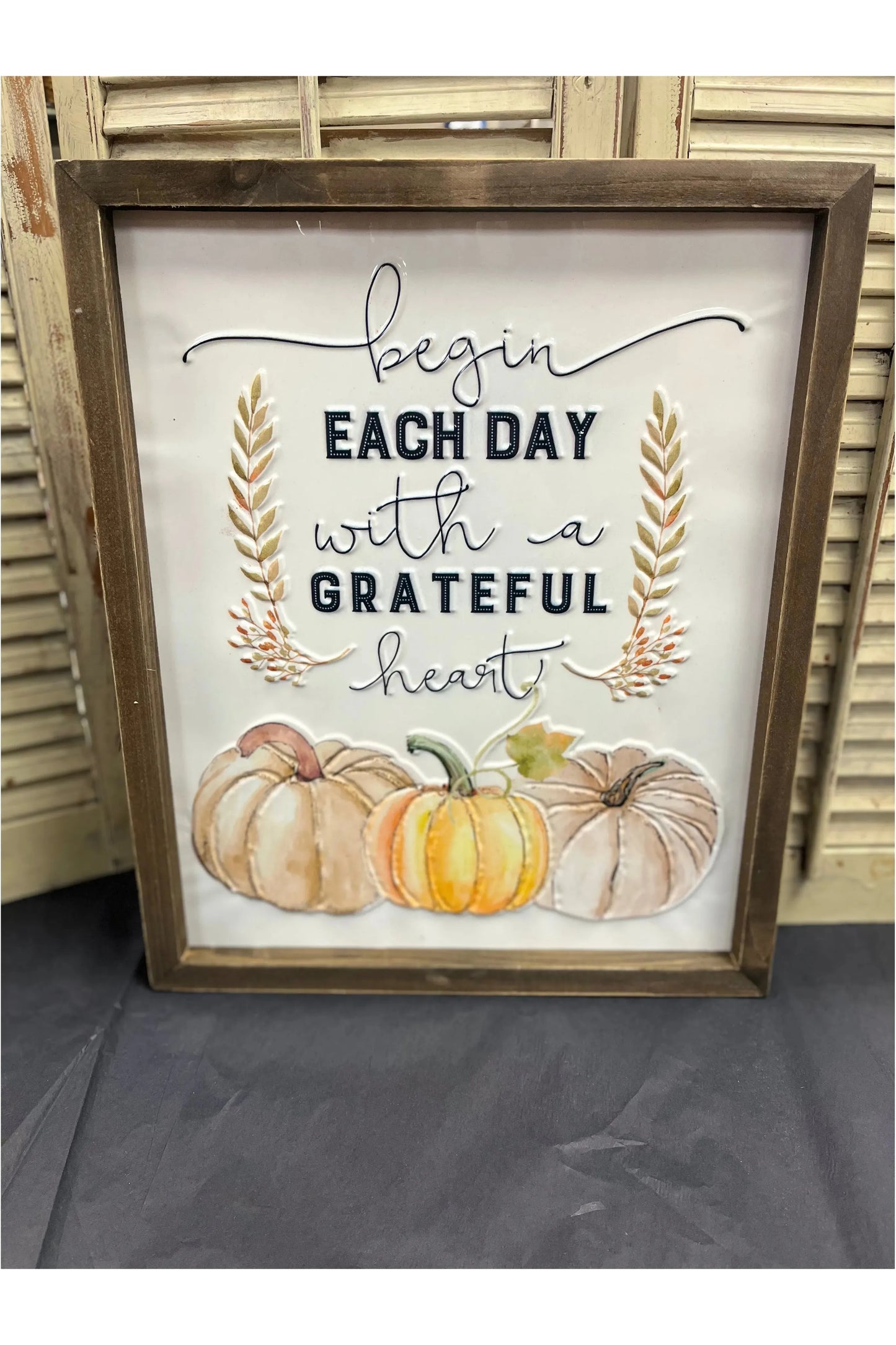 Begin each day plaque