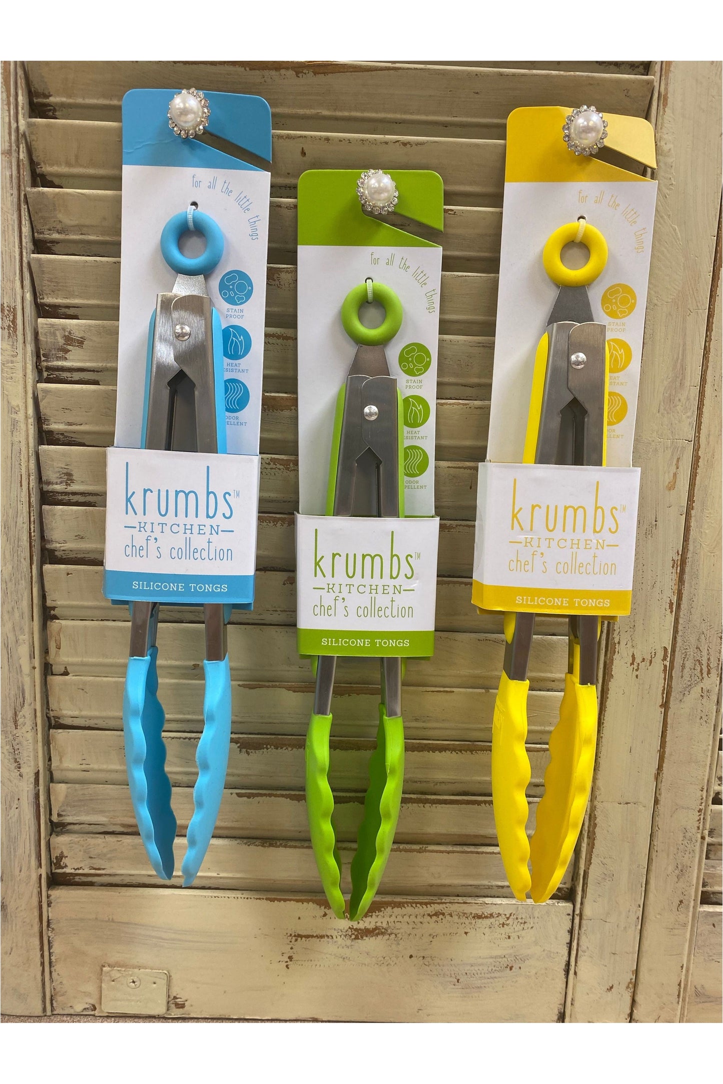 Krumbs Kitchen Silicone Tongs