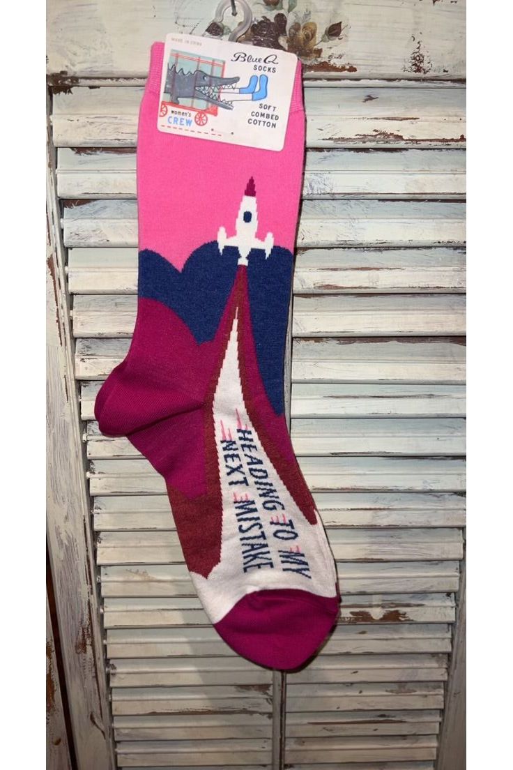 Heading to my next mistake socks