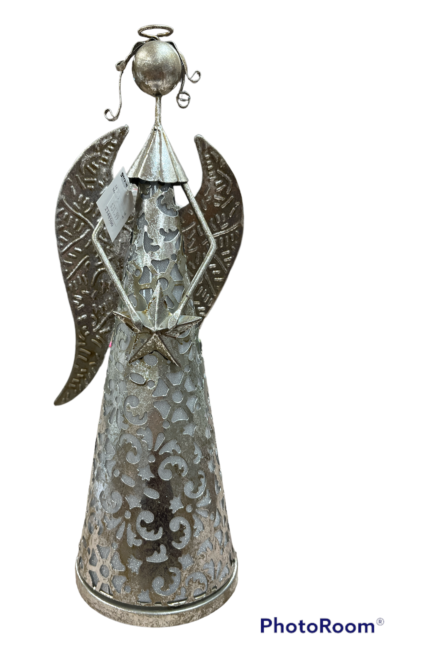 Silver Light Up Angel