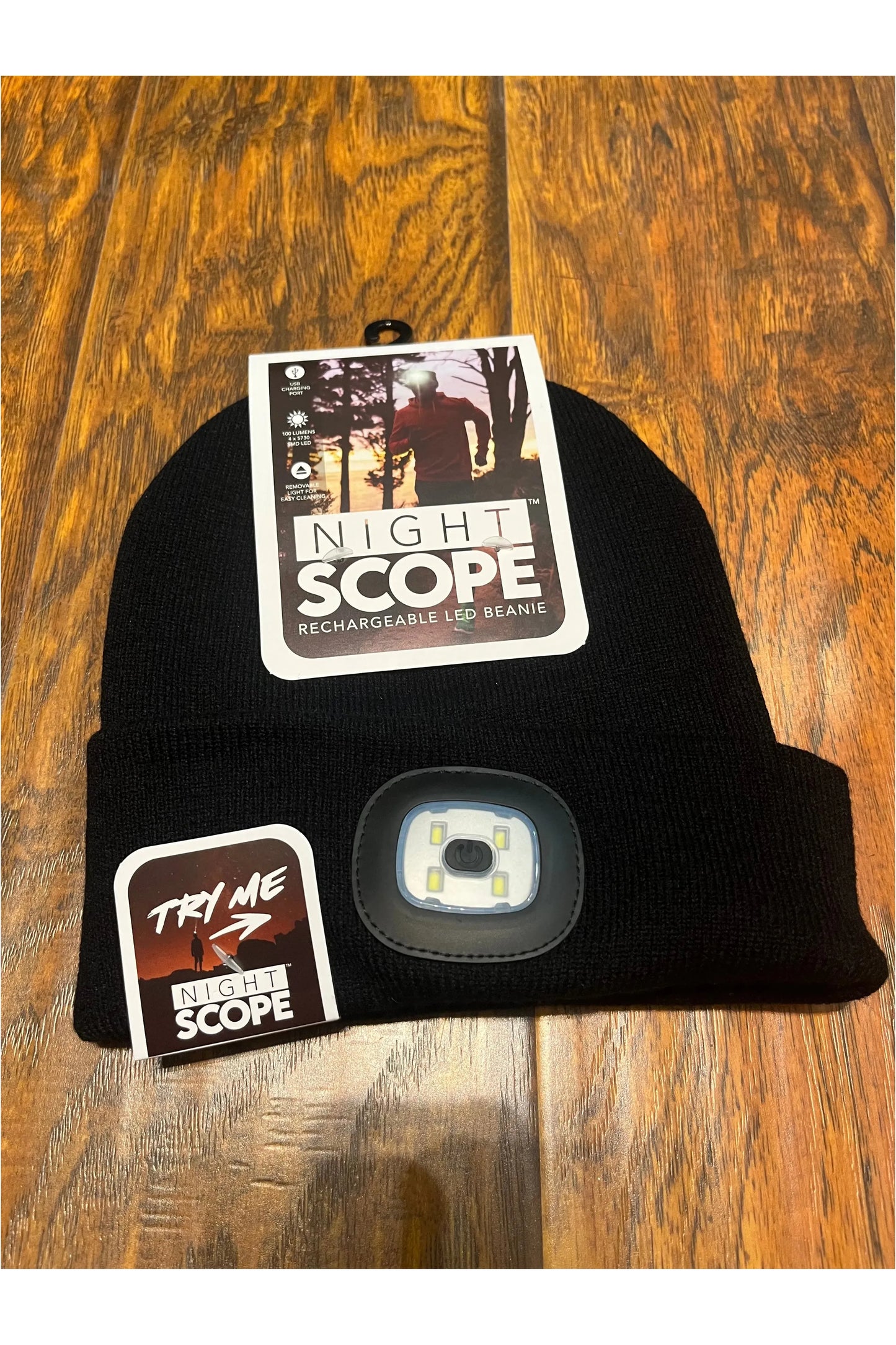 Night Scope rechargeable LED beanie