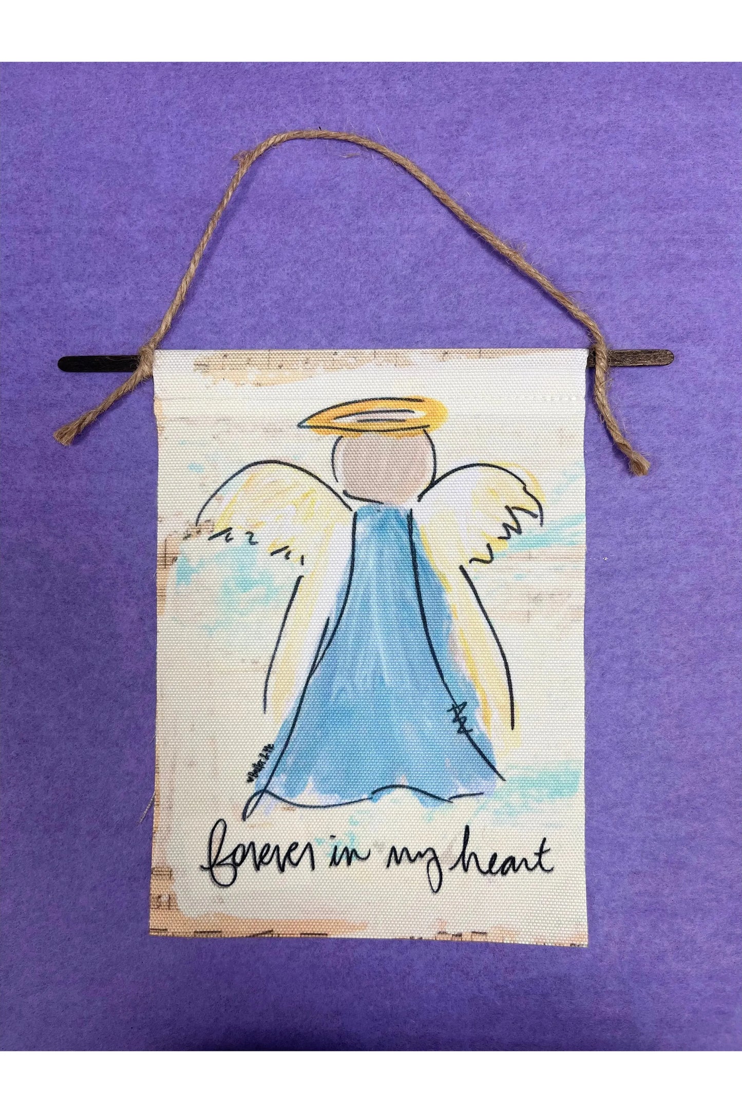 Forever in My Heart Wall Hanging
