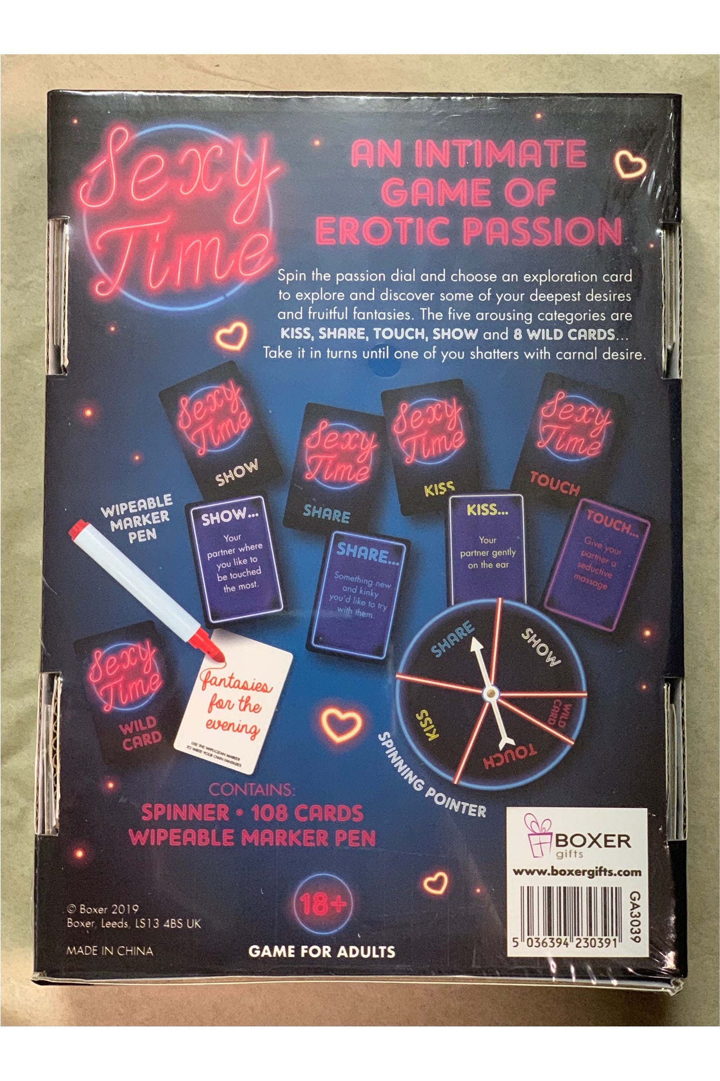 Sexy Time Love Game-CLEARANCE