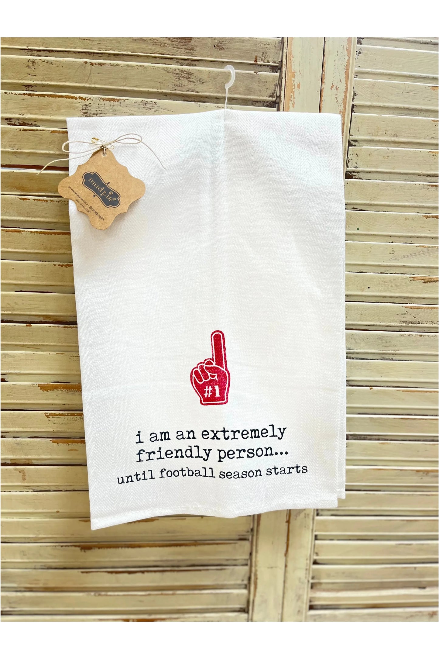 Mudpie friendly person towel