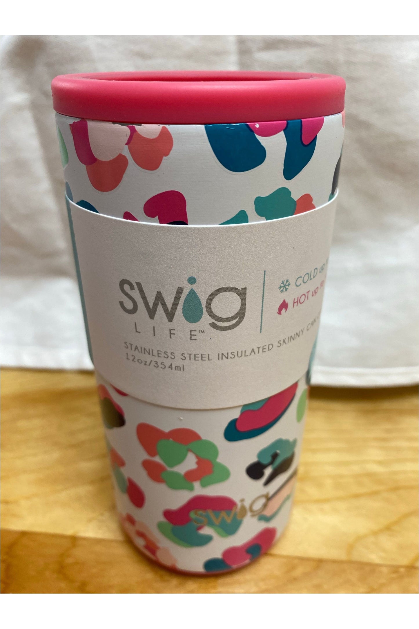 Swig party animal 12oz insulated skinny can cooler