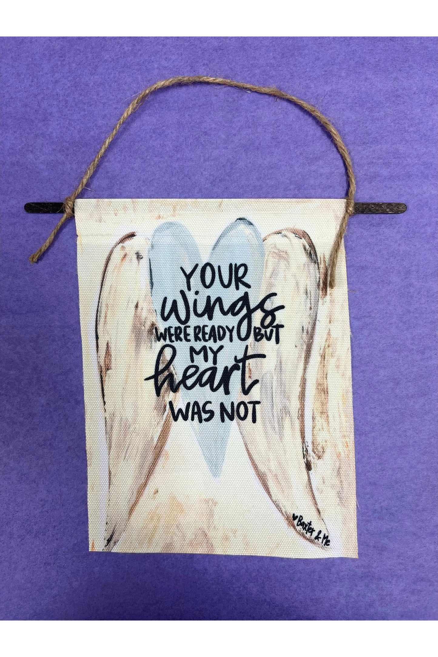 Wings Were Ready Wall Hanging