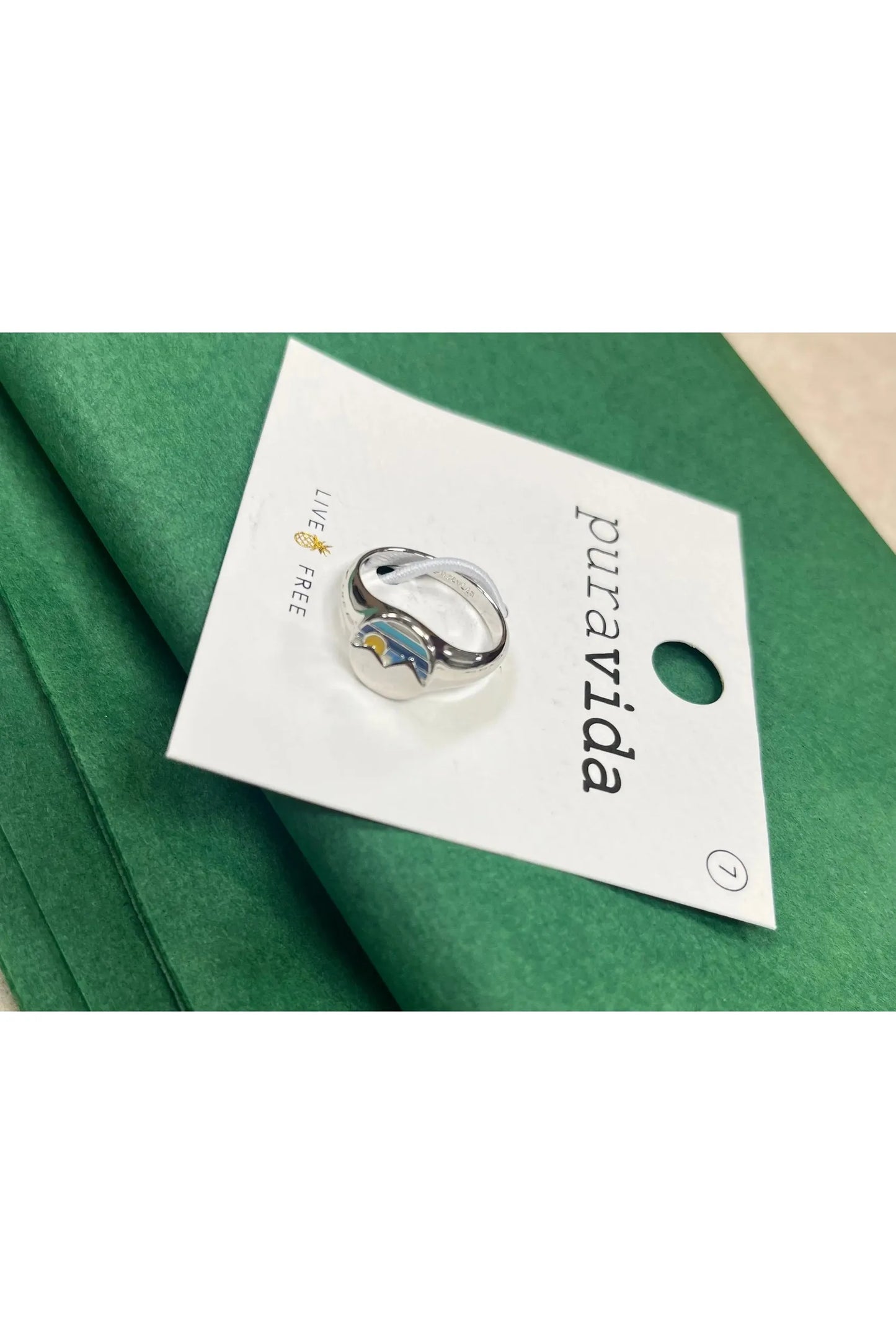 Pura Vida Twin Peaks Signet Ring