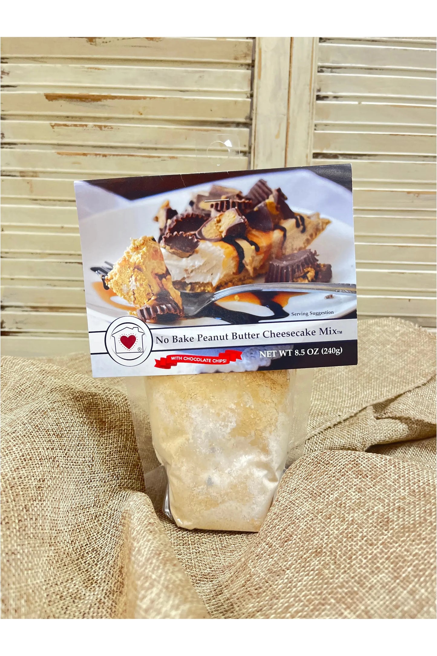 No Bake Peanut Butter Cheesecake