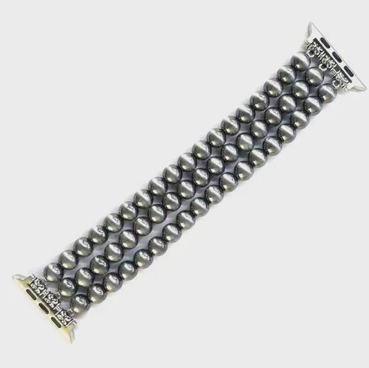Western Multi Strand Navajo Pearl Apple Watch Band