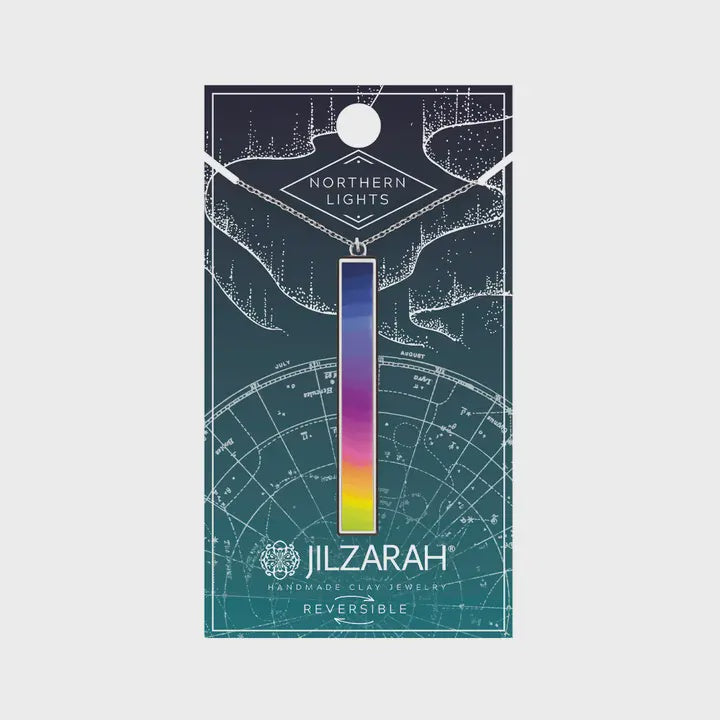 Northern Lights Vertical Bar Necklace