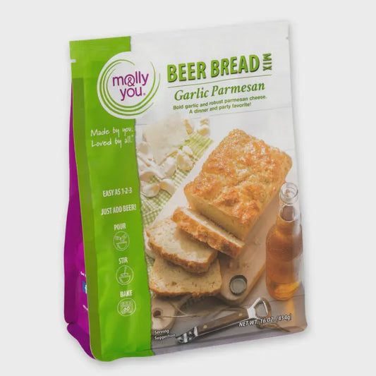 Beer Bread garlic parmesan