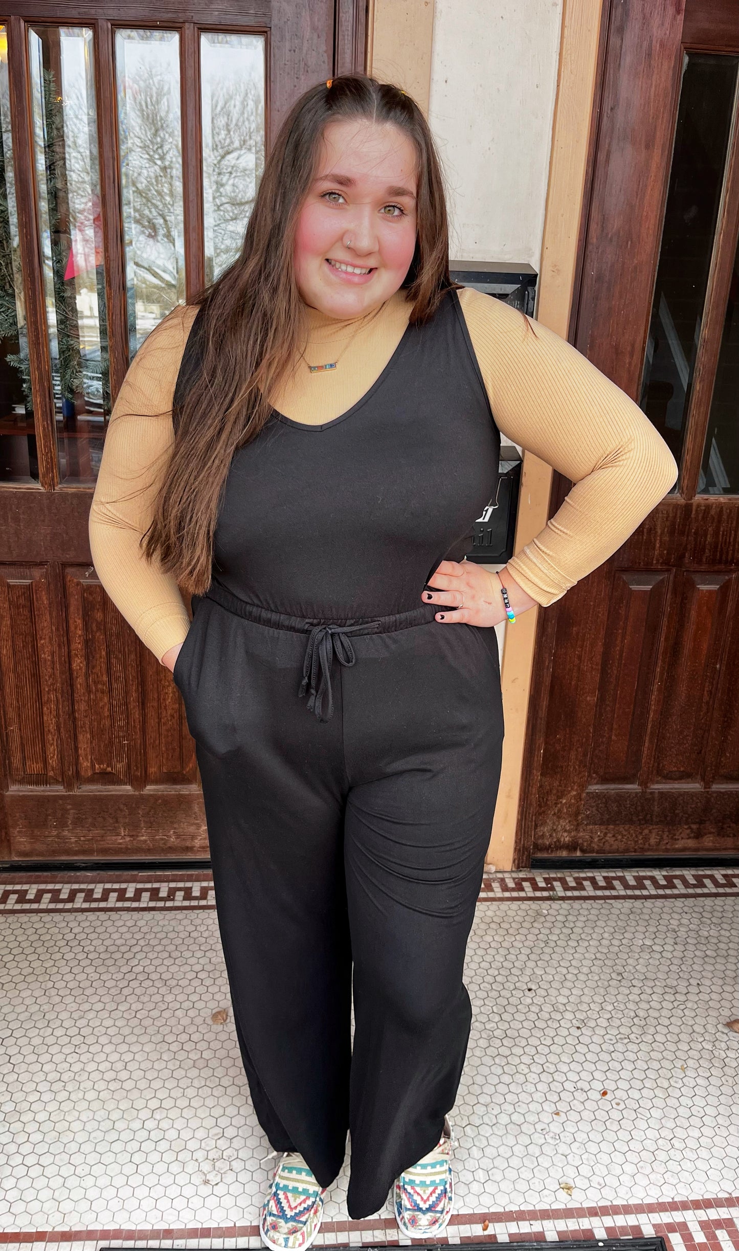 Scrunch Waist Jumpsuit