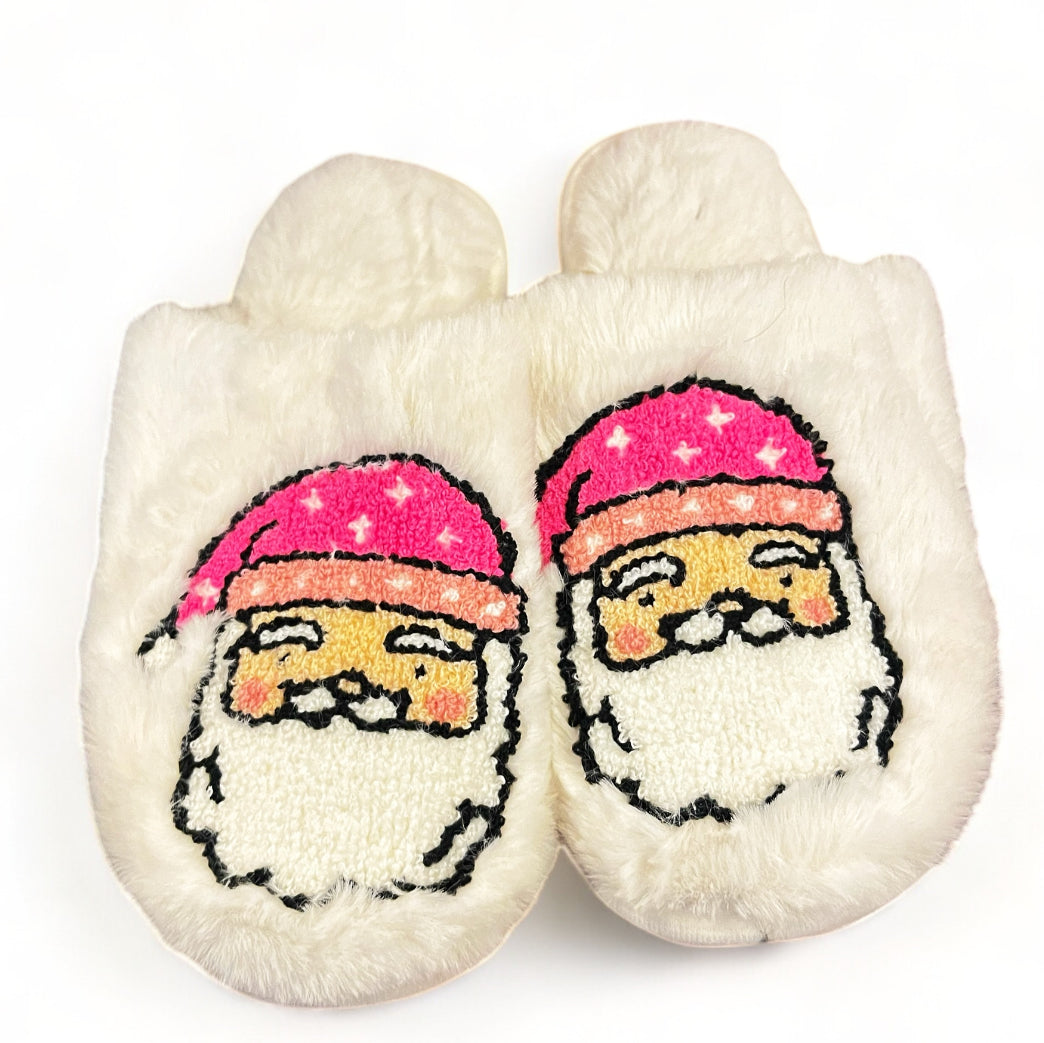 Vintage Santa Slippers