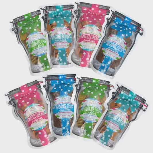 Cookie Mason Jar Pouches