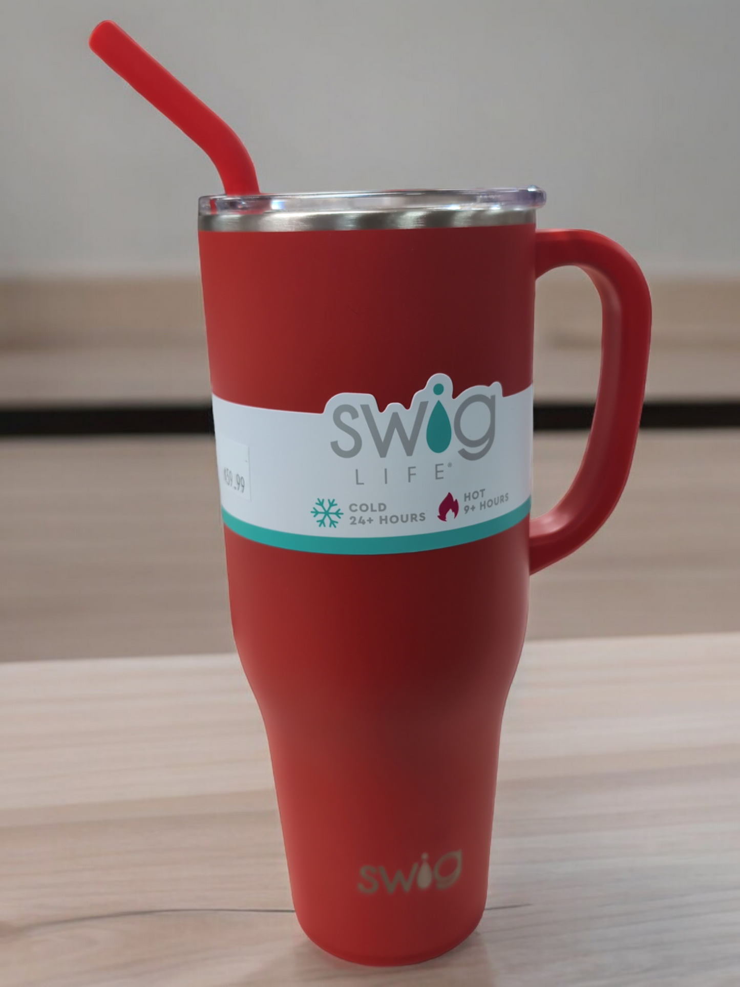 red 40 oz swig tumbler