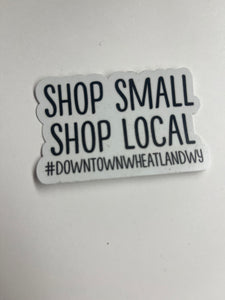 Shop Local Sticker