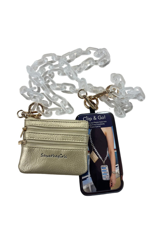 Savethegirls crossbody phone carrier