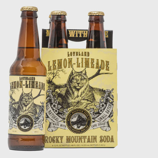 Rocky Mountain Soda - glass bottles